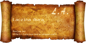 Laczina Aura névjegykártya
